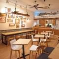 Kyushu Pancake Cafe - Novena | Products Seen: [Customised Bourne Bench - Black Steel, Customised Butcher Blocked Table Top + (Flushed) Uni Table Leg, Customised Table Top + Filo Table Base, Kiki Stool & Osaka Sidechair]<br />